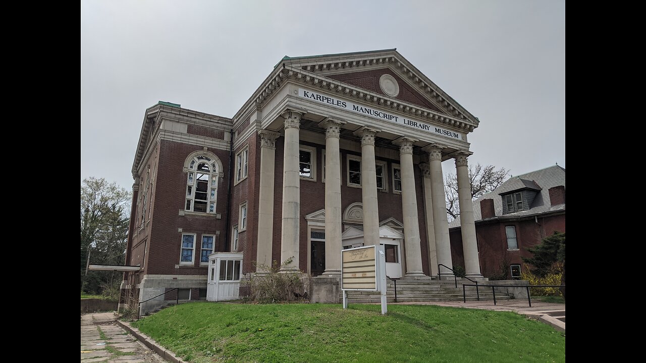 Exploring an Abandoned Manuscript Library & Museum | St Louis April 2020