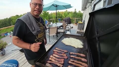 Brinner (breakfast for dinner) On The Blackstone Griddle