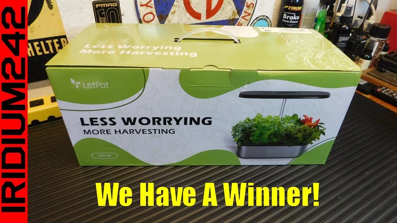 Drawing the Winner for the LetPot Hydroponics Growing System! Who will it be?