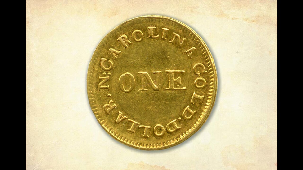 Bechtler Gold Mine. A Bechler minted coin.