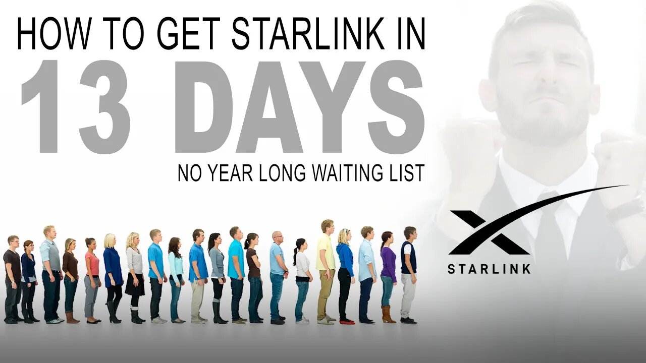 How To Get SpaceX Starlink In 13 Days No Waiting List