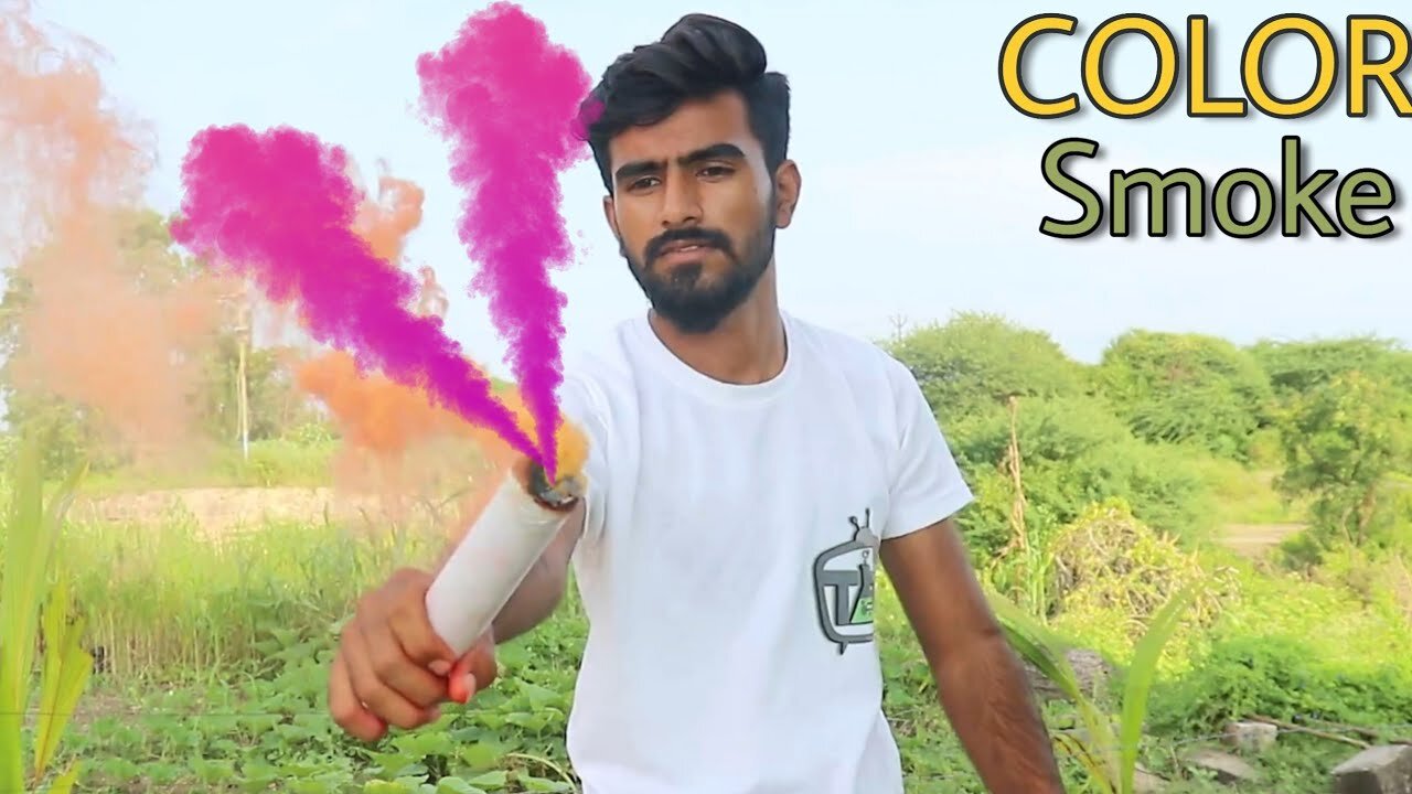 How To Make Color Smoke Easily At Home - 100% Working