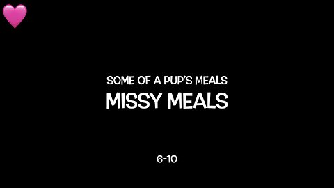 Missy Meals 6-10