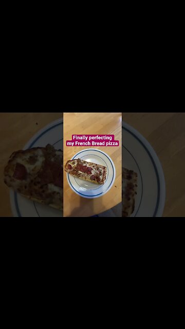 For Once, I Did Not Burn My Pizza