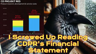 Correction: I Screwed Up Reading CDPR's Financial Statement