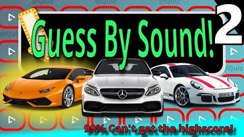 Quiz - Guess the Car By the Sound 2