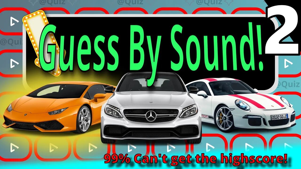 Quiz - Guess the Car By the Sound 2
