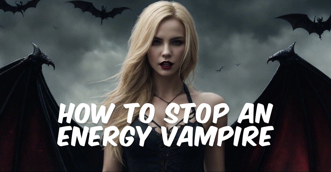 How To Stop Energy Vampires