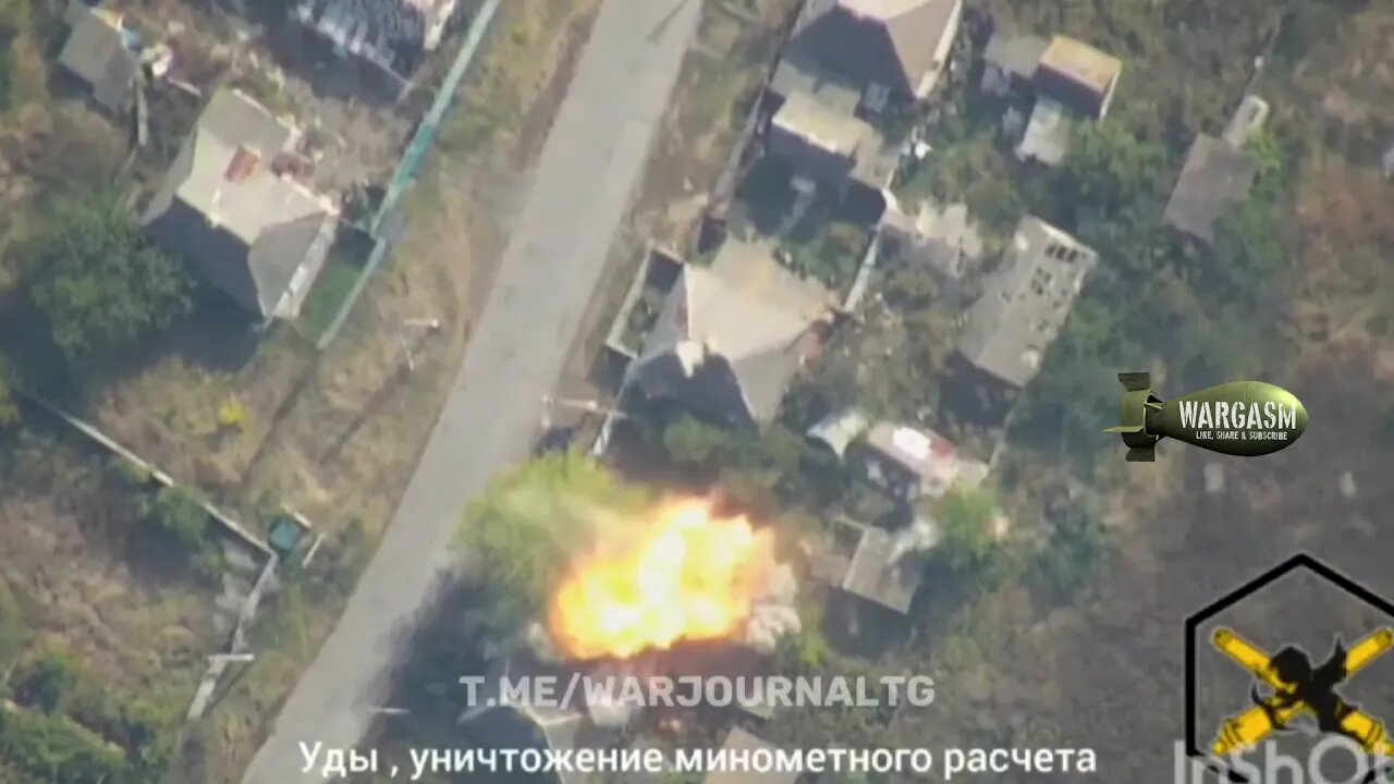 Russian artillery targets houses in Kharkov