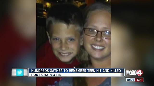 Hundreds Gather to Remember Teen Hit and Killed