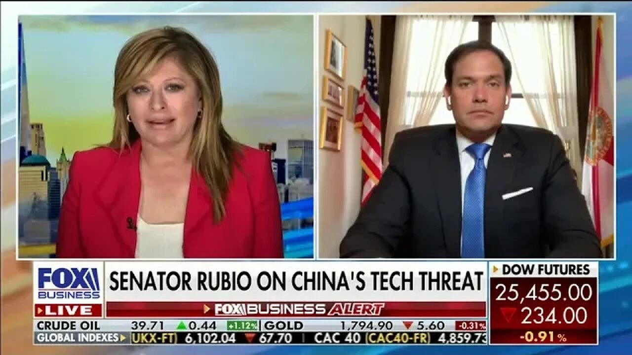 Rubio Joins Fox Business's Maria Bartiromo to Talk Hong Kong, CCP Aggression & Small Business Aid