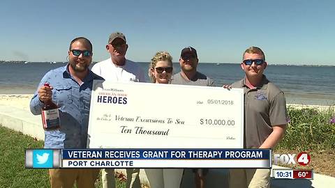 Veteran Receives Grant for Therapy Program