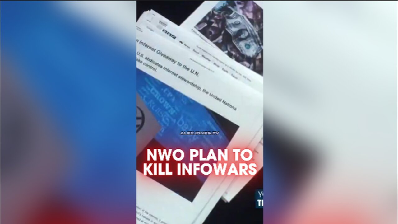 Alex Jones Warned You About The Globalist Plan To Destroy INFOWARS & MAGA Media - 8/29/16