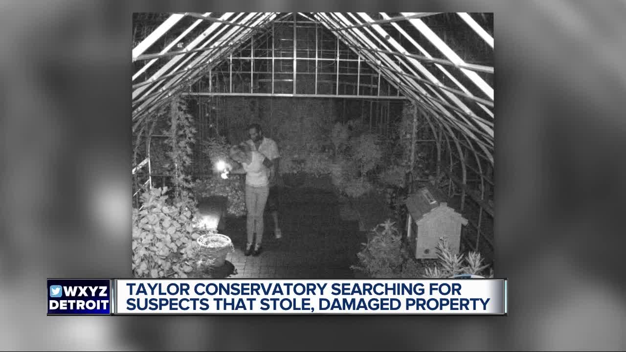 Taylor Conservatory and Botanical Gardens hit by thieves and vandals in the early morning hours.
