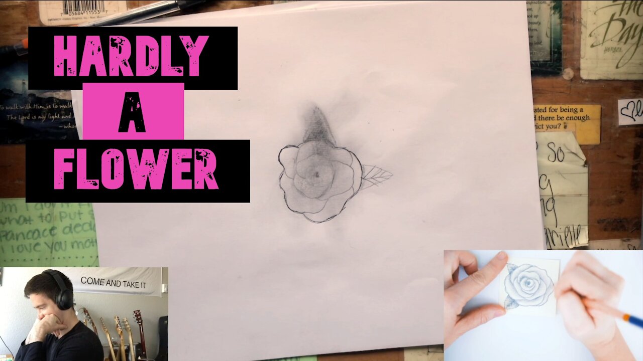 HOW TO DRAW A ROSE (kind of)