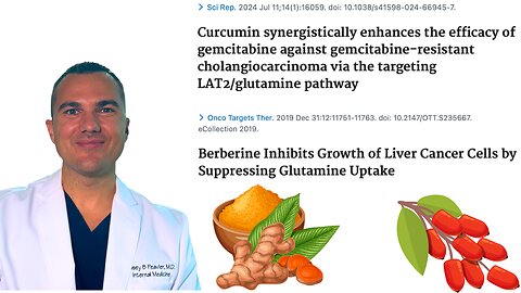 Berberine, Curcumin & Milk Thistle KILL CANCER: BLOCK Glutamine Uptake