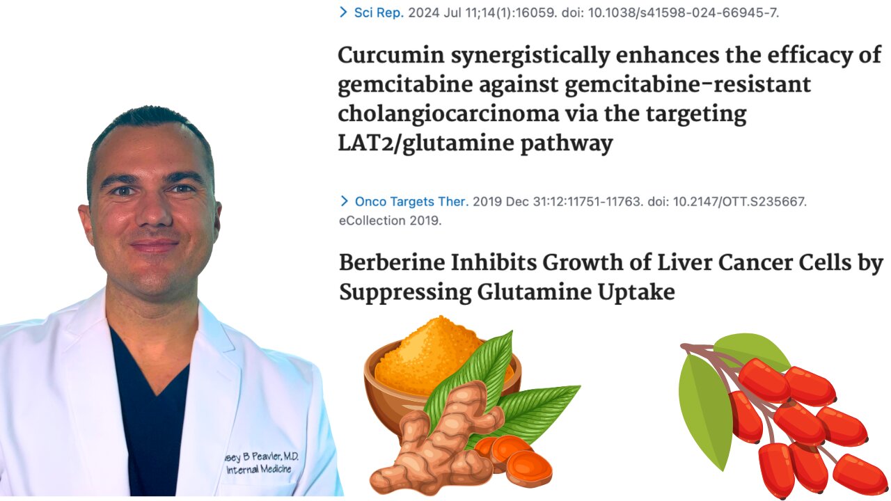 Berberine, Curcumin & Milk Thistle KILL CANCER: BLOCK Glutamine Uptake