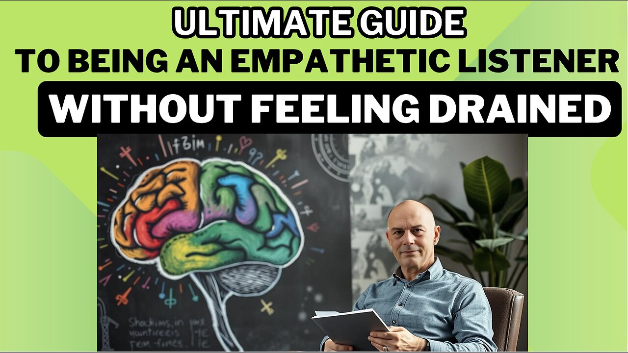 Ultimate Guide to Being an Empathetic Listener Without Feeling Drained