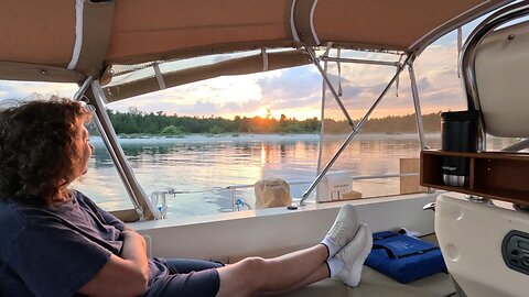 Anchored at S. Manitou Island