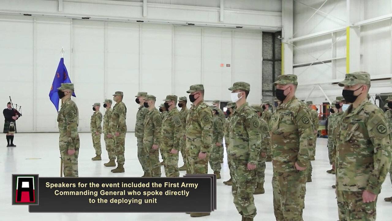 1-171st Aviation Regiment Given Send-Off Ceremony Before Deployment