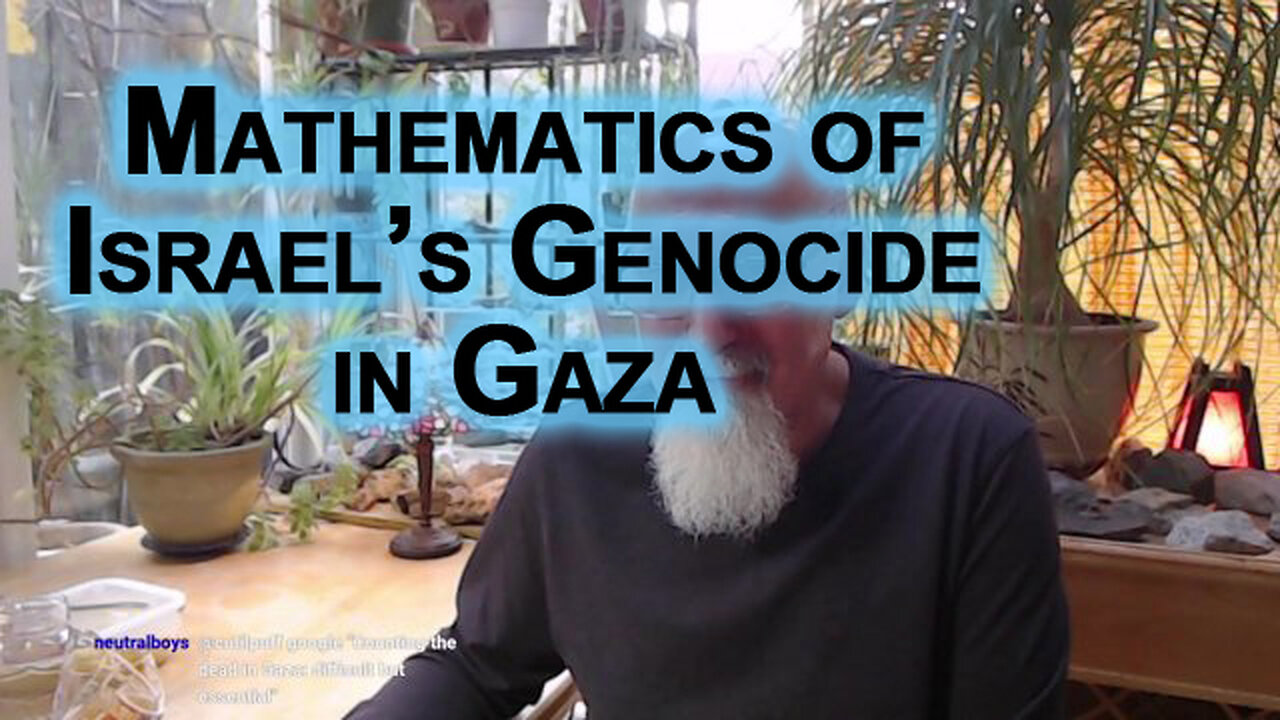 The Mathematics of Israel’s Genocide in Gaza: Ripping a Brainwashed Zionist a New A-Hole