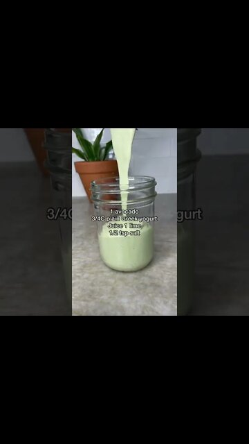 Spicy avocado crema | FREE Keto Recipe (Link In Description) #Shorts