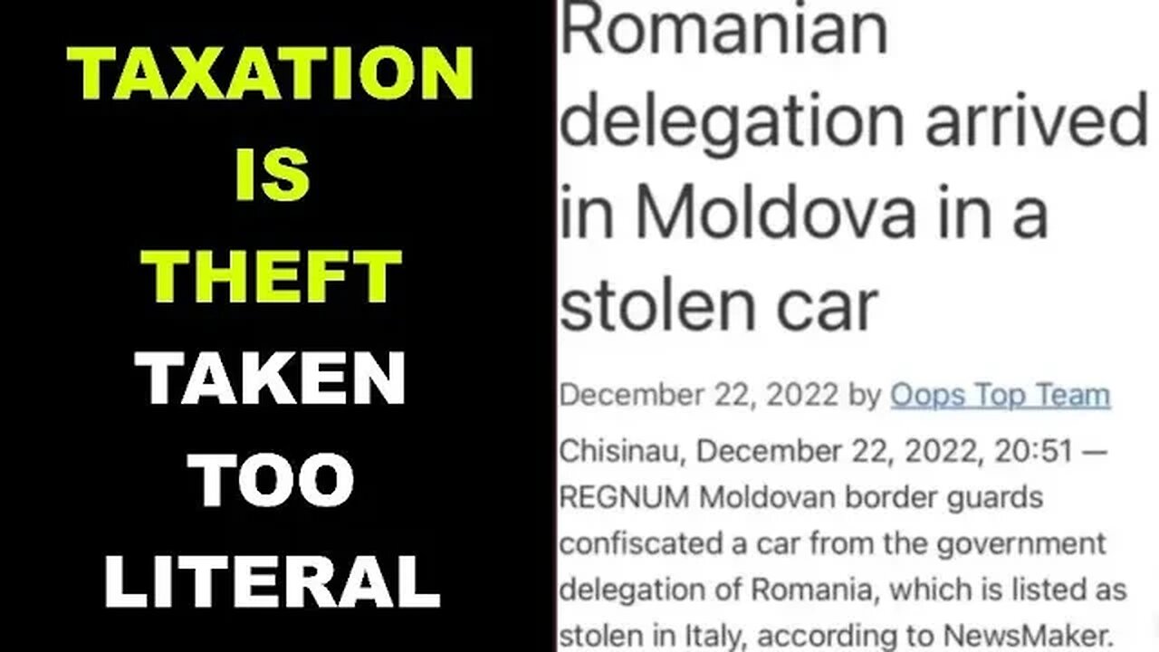 Romanian Delegation Caught In Stolen Car