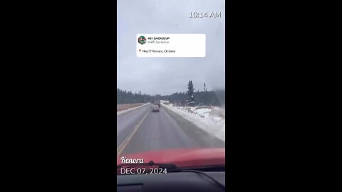 Accident On Hwy 17 Kenora Ontario