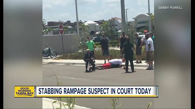 Good Samaritans stabbed while trying to help a woman who was stabbed and robbed in Seminole