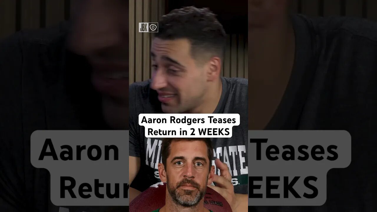 Aaron Rodgers Teases Return in 2 WEEKS | Is this true? #nfl #americanfootball