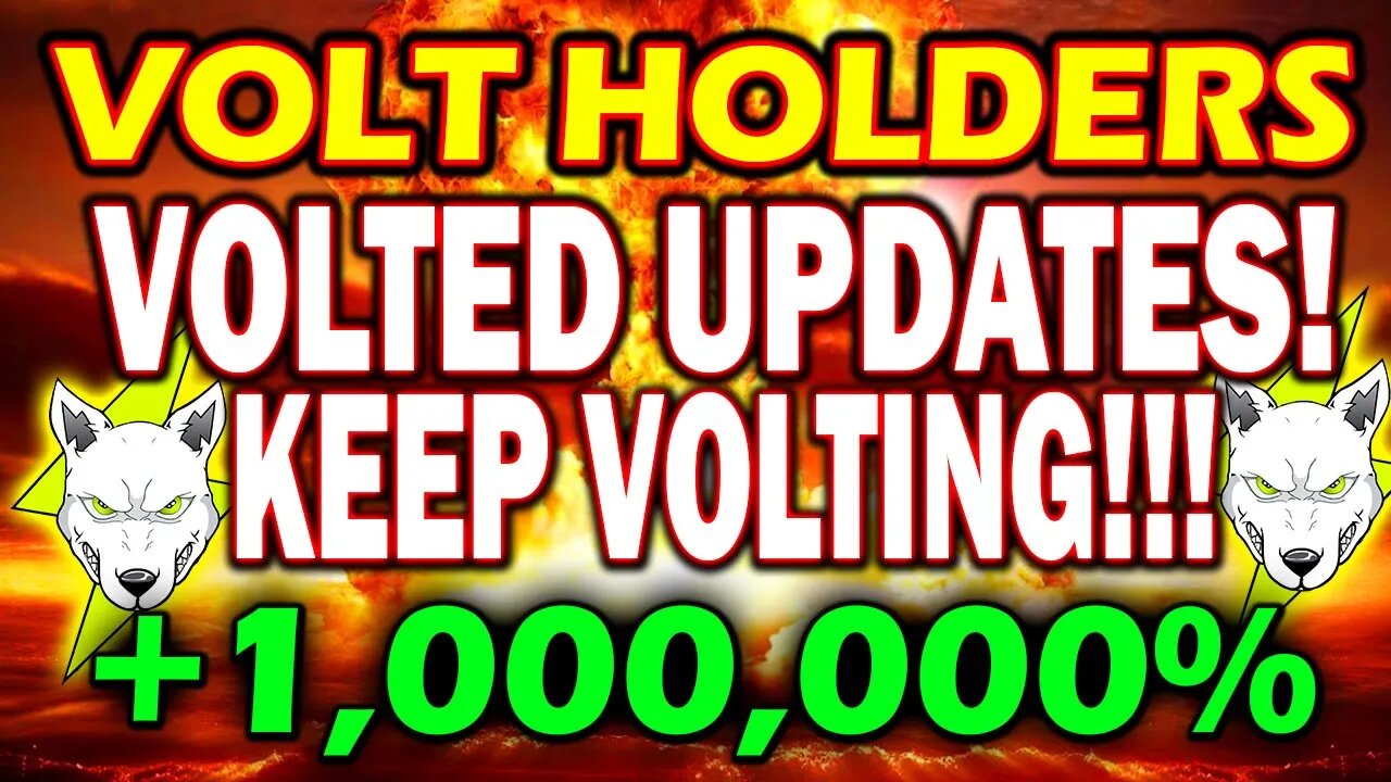 VOLT INU CRYPTO VOLTED UPDATES! 🔥 VOLT COIN 400X RISE IS NEXT! *URGENT UPDATE*