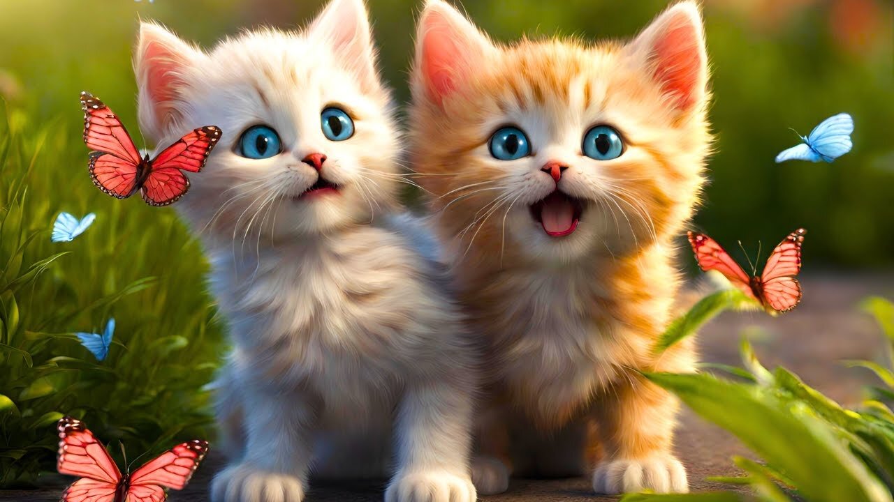 The Best Animal Moments on Earth: Kittens, Cat and Calming Music