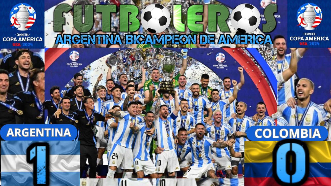 Copa America 2024-Final-Argentina 1 vs. Colombia 0