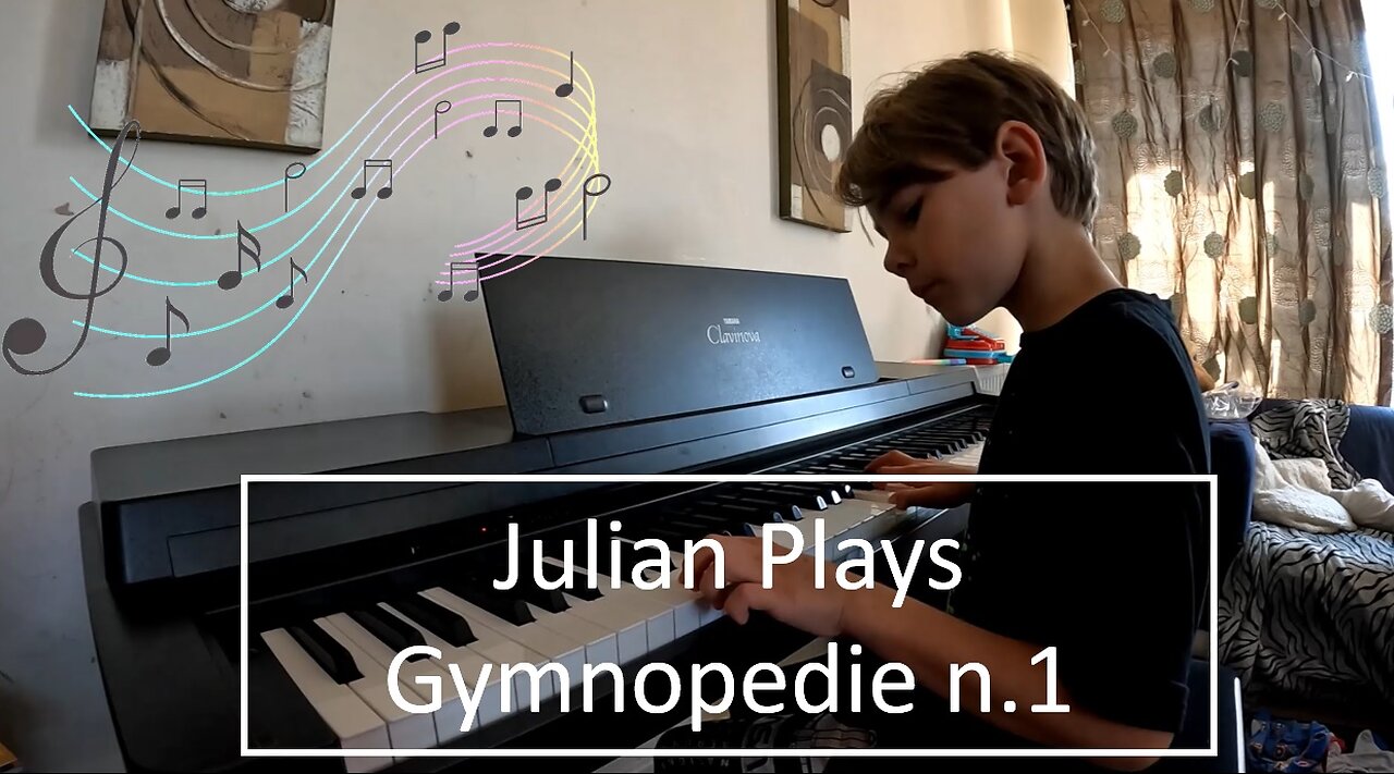 Julian plays Gymnopédie n1