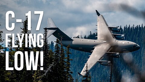 🔥Low Flying C-17s: The Art of Aviation Photography in Remote Locations