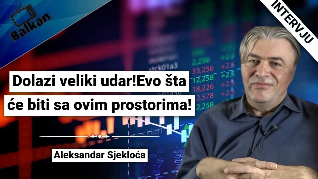 Aleksandar Sjekloća-Dolazi veliki udar!Evo šta će biti sa ovim prostorima!