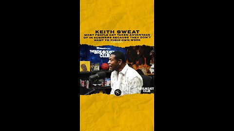 @keithsweat Most ppl get taken advantage of in business because they don’t want to their own work