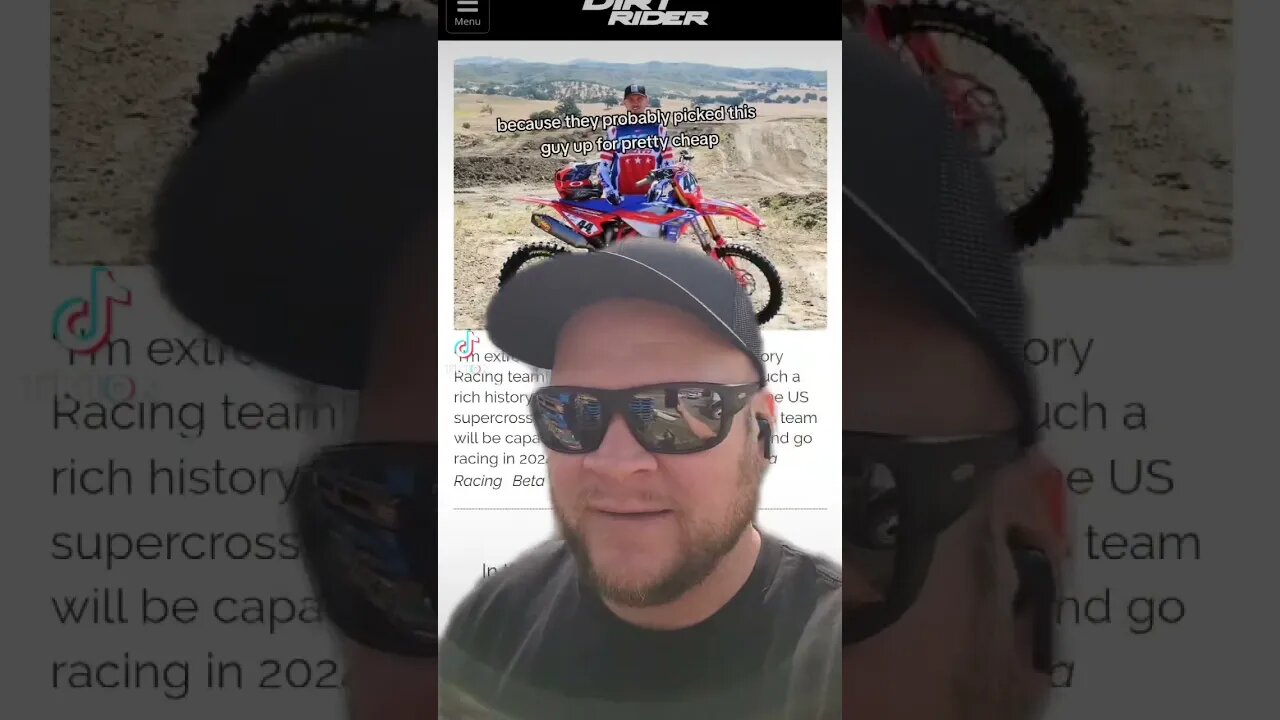 Beta Motorcycles signs Benny Bloss (Beta making smart decisions)