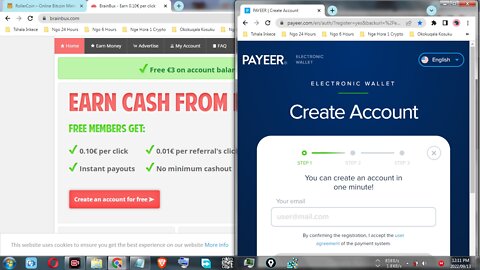 Make Bitcoin Money By Viewing Paid To Click Adverts At Brainbux And Instant Withdraw At Payeer