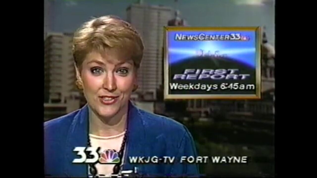 August 21, 1987 - Ann Porter Fort Wayne WKJG News Bumper