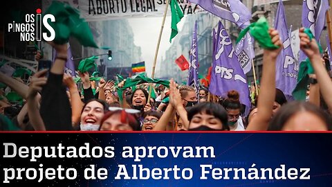 Câmara da Argentina aprova legalização do aborto