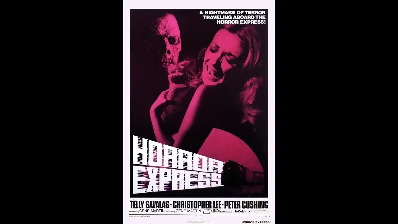 CLASSIC HORROR MOVIE - Horror Express (1972) - Christopher Lee and Peter Cushing