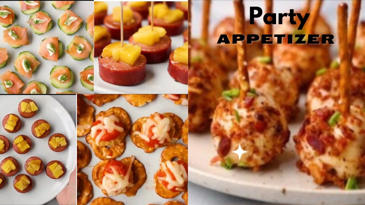 Quick and Easy Party Appetizers (all with four ingredients or less!). Bonus, many are low-carb!