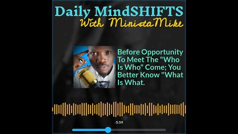 Daily MindSHIFTS Episode 152: