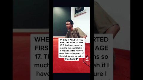 First Public Talk at age 17!