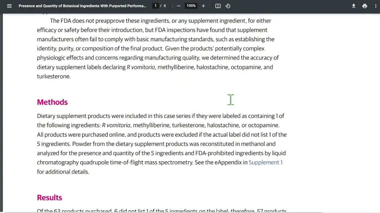 在美國銷售的運動補充劑中，57 種產品中有 23 種 (40%) 未檢測到標籤上的含量
