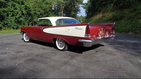 Cruella ! 1957 Chrysler Windsor Regimental Red / Cloud White & Ride My Car Story with Lou Costabile