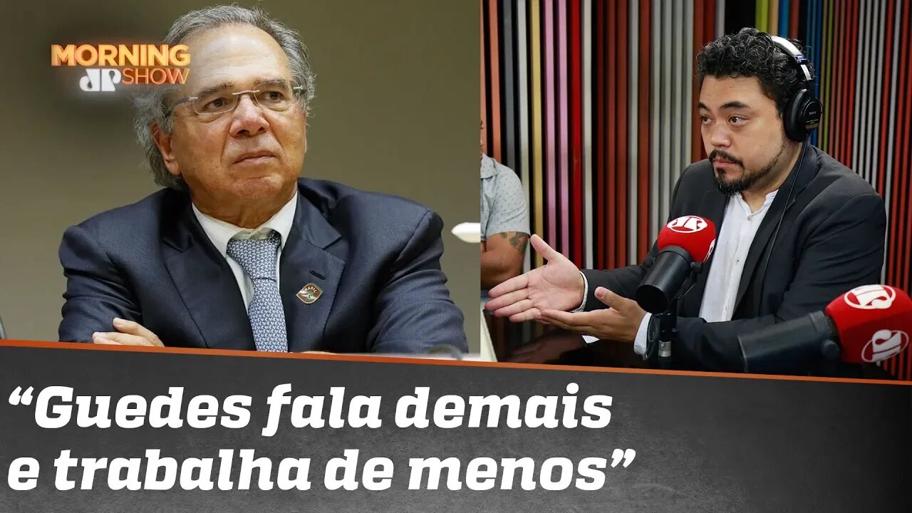 Para Leonardo Sakamoto, Paulo Guedes “fala demais, e está trabalhando de menos”