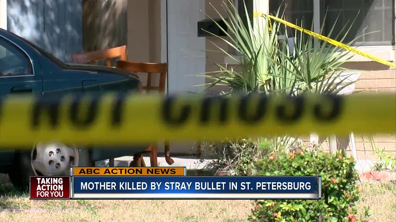 Mother killed by stray bullet in St. Petersburg
