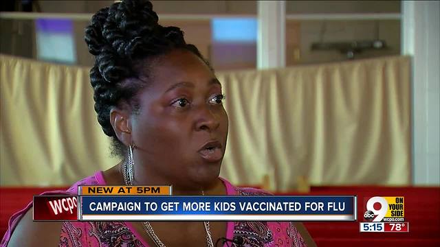 Cincinnati Children's, Cincinnati First Ladies for Health launch campaign to get kids flu shots